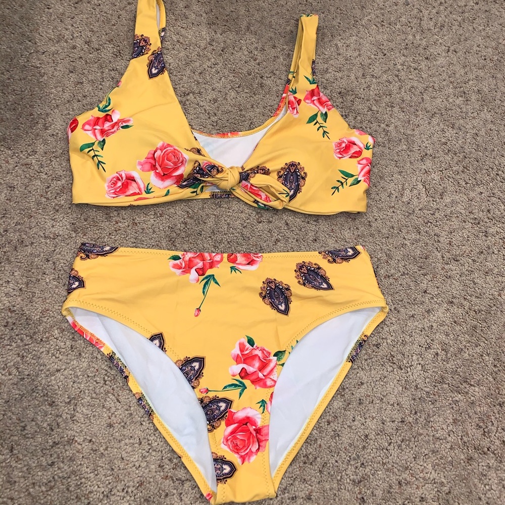 High waist cheeky bikini